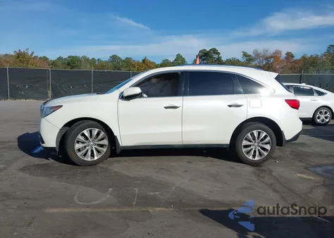 2014 Acura Mdx Technology Package from USA, damaged, VIN 5FRYD4H4XEB024285